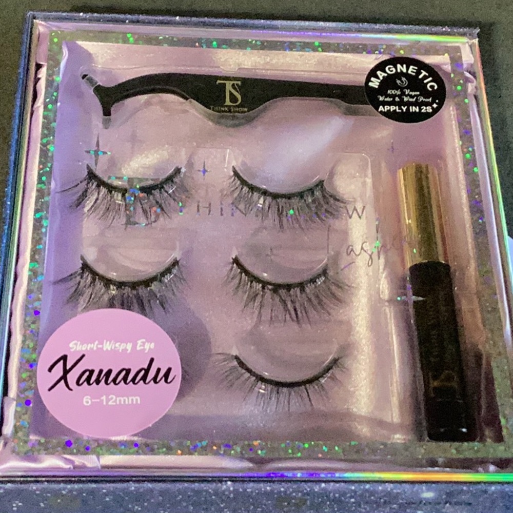 Black Magnetic Lashes Wispy Glam